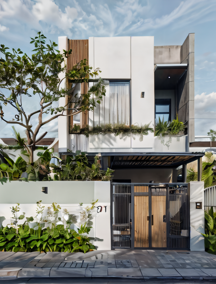 xây nhà 2 tầng hiện đại