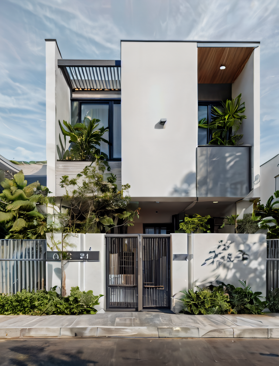 xây nhà 2 tầng hiện đại