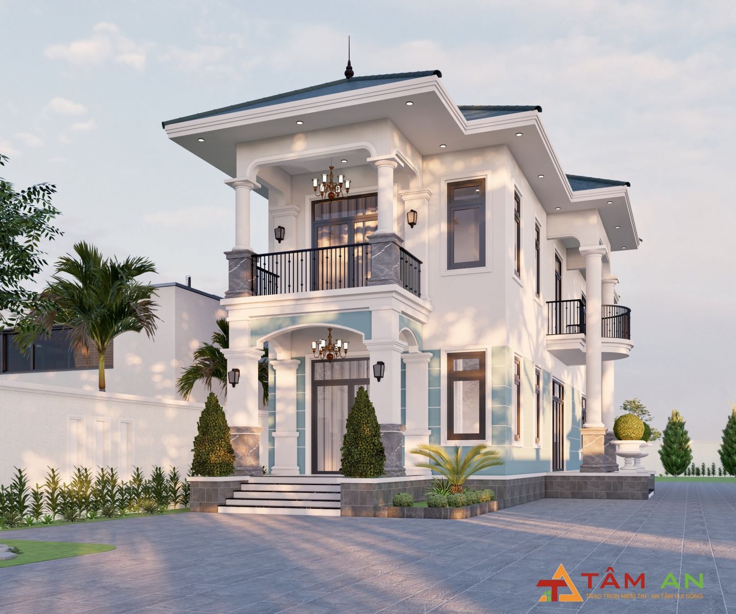 dịch vụ thiết kế thi công biệt thự cao cấp