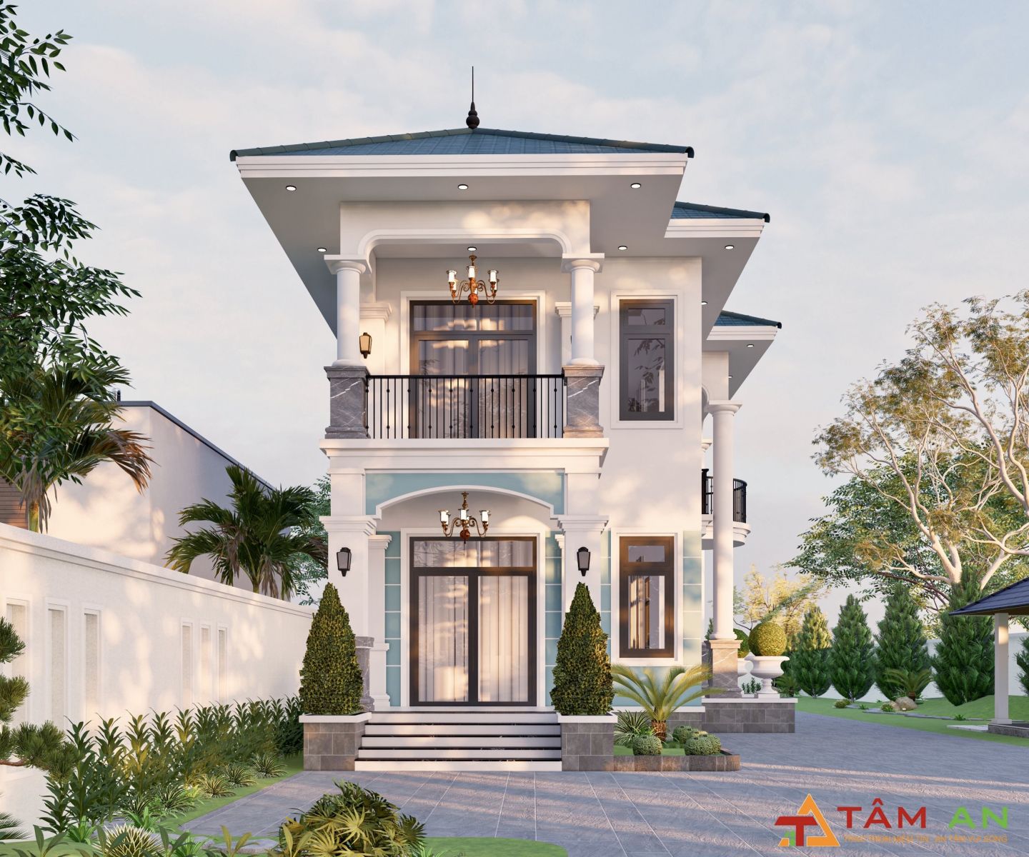 dịch vụ thiết kế thi công biệt thự cao cấp