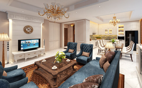 thi công nội thất biệt thự cao cấp