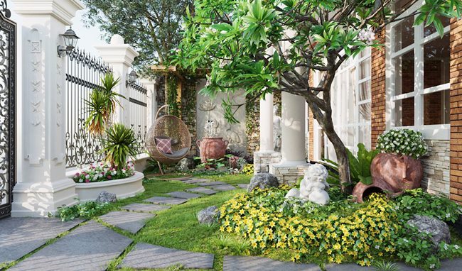 thiết kế biệt thự sân vườn tại Vũng Tàu